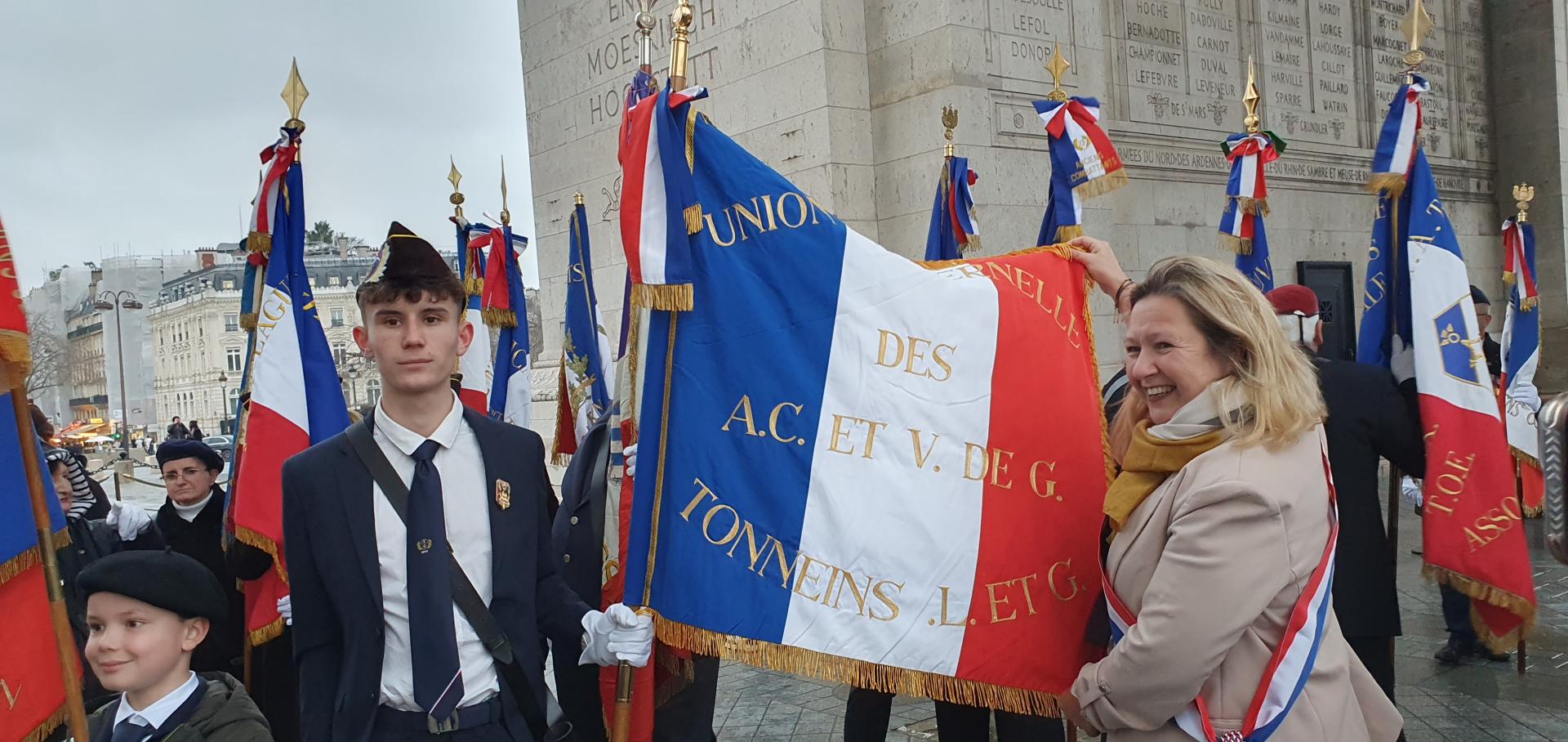 La Députée et Louca Giuliani, section Tonneins