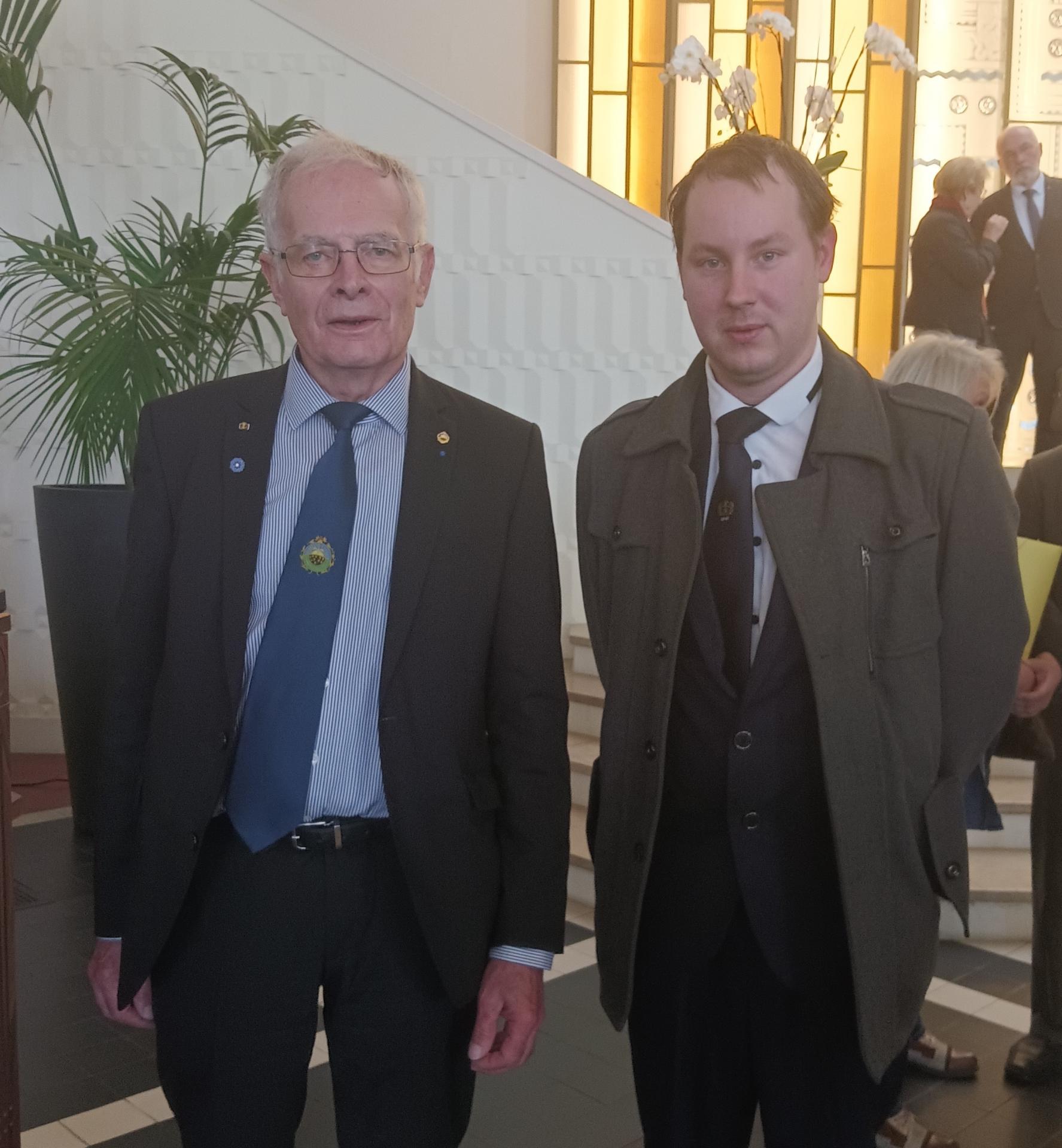 25.03.2023 - Alain CUINET, Président National AMGYO et Bryan DIETZ